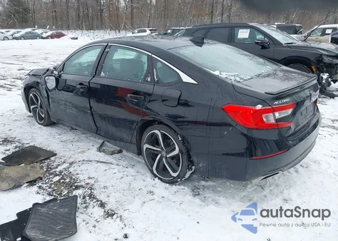 2021 Honda Accord Sport Special Edition из США, поврежденный, VIN 1HGCV1F40MA092534